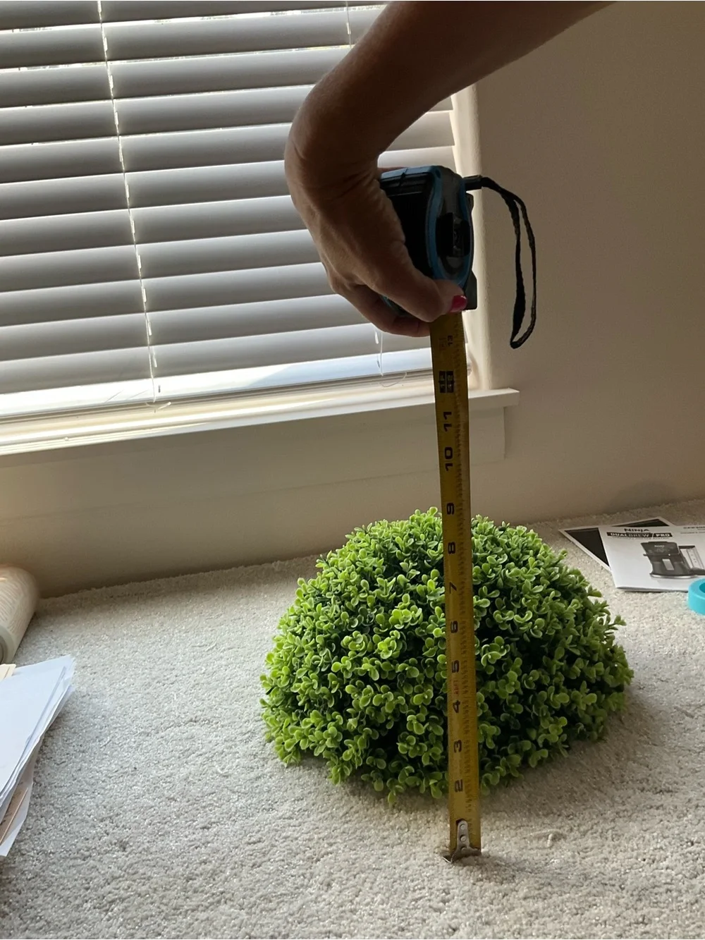 Artificial Boxwood Topiary Ball - Green